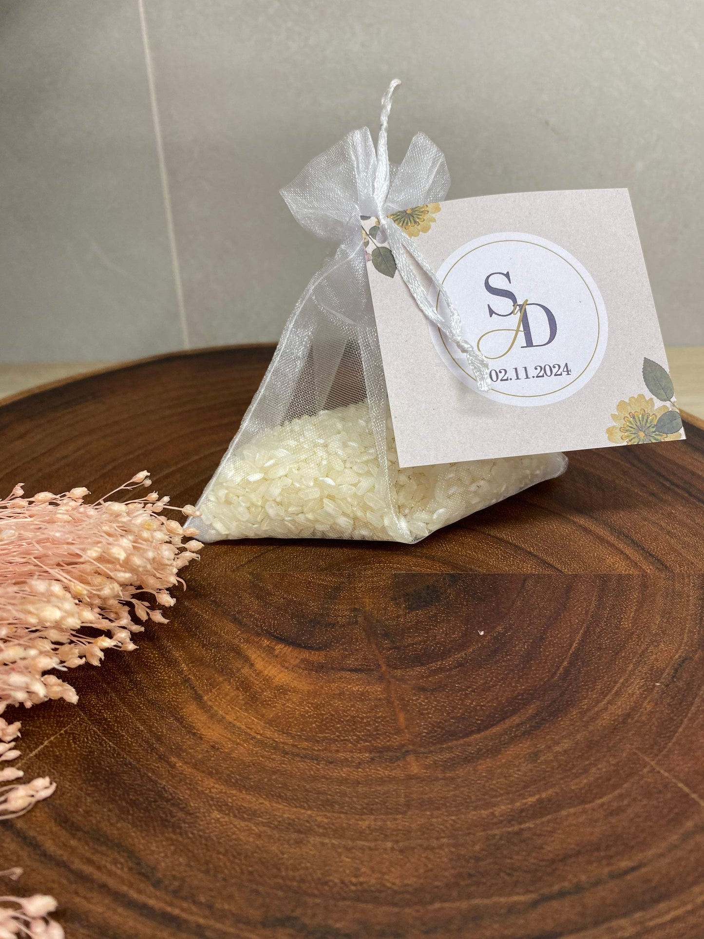 Bolsa de tela con arroz - REGALA AMOR