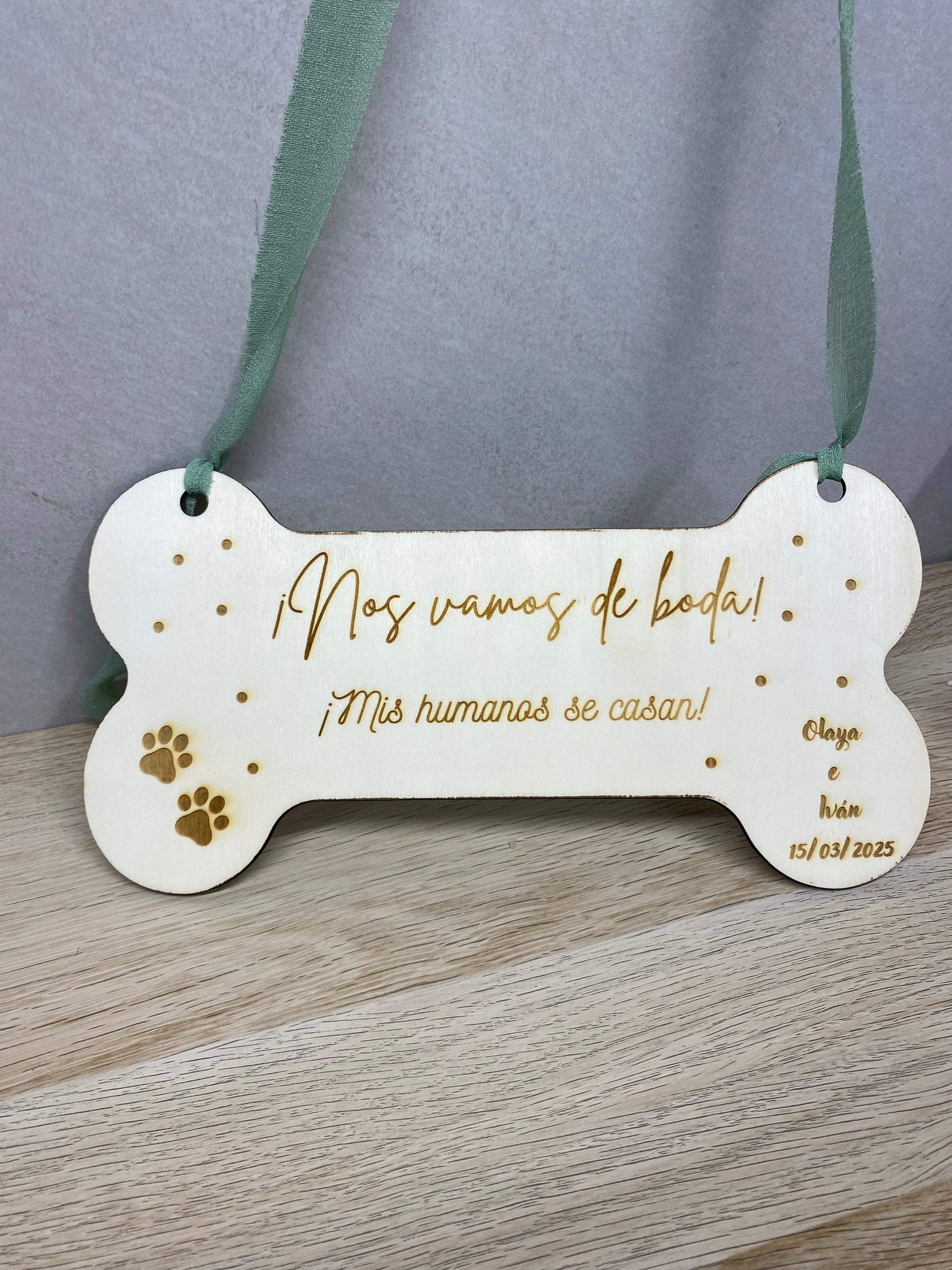 Cartel perro boda ❤️ - REGALA AMOR