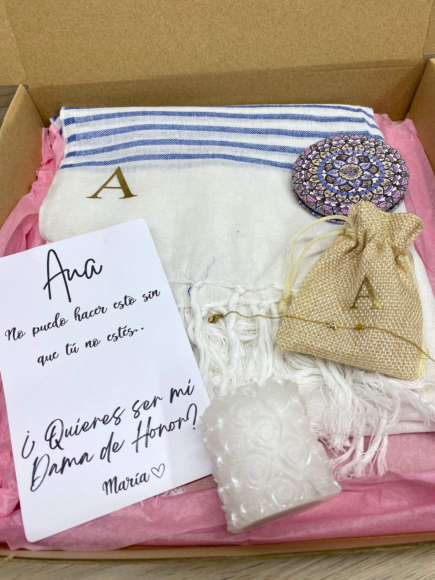 Caja dama de honor - REGALA AMOR