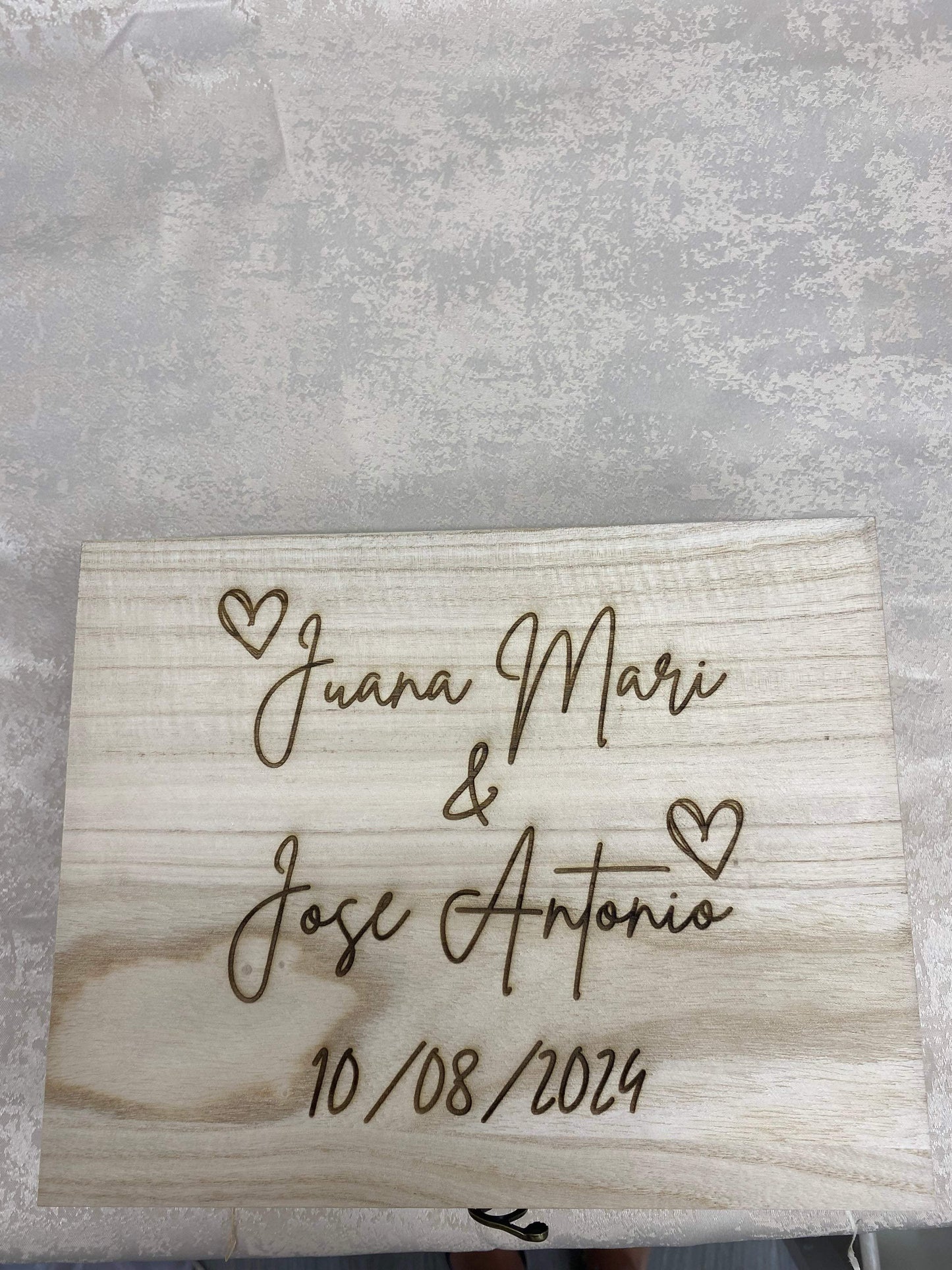 Caja para copas grabada - REGALA AMOR