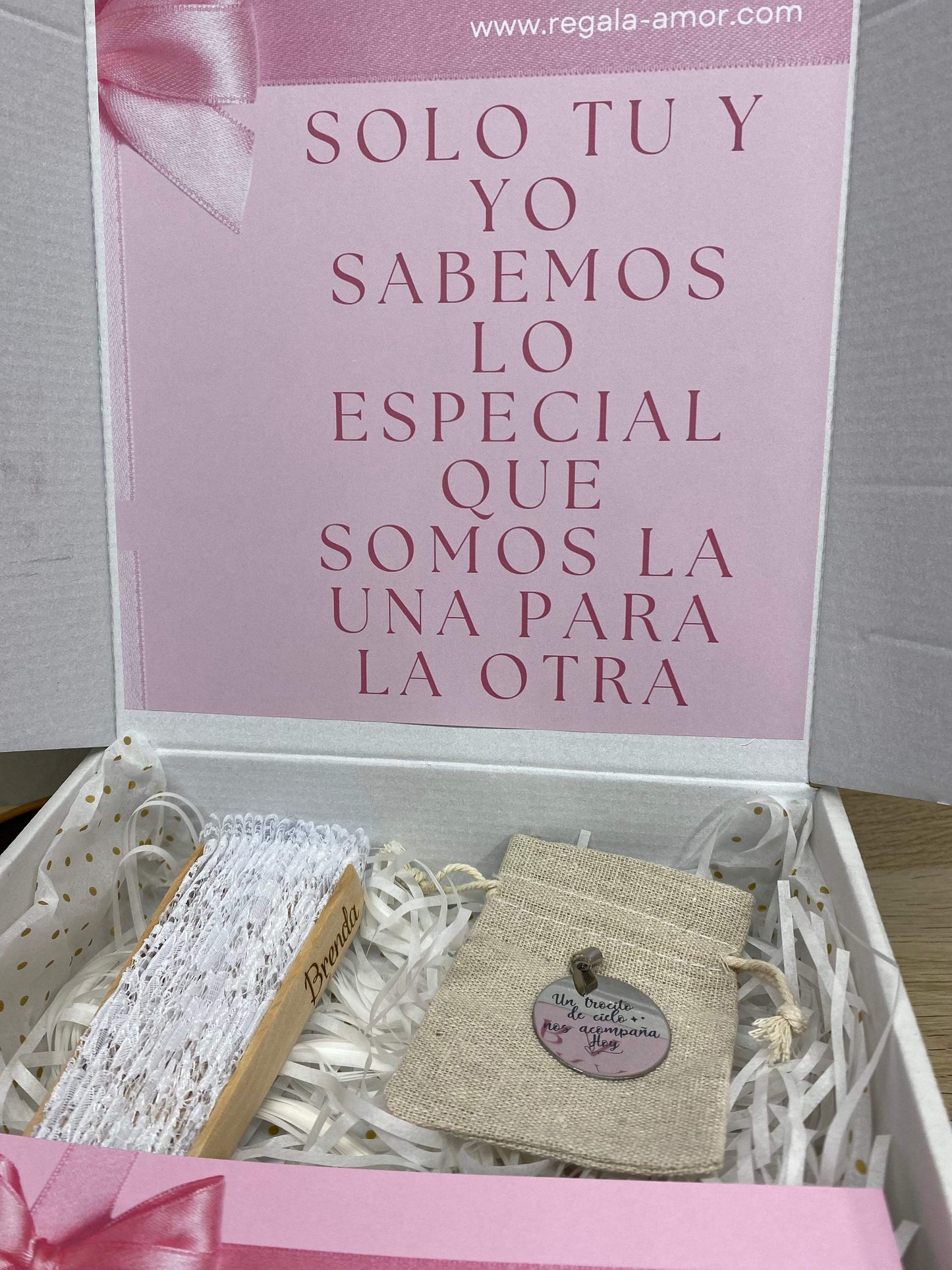 Caja personalizada novia - REGALA AMOR