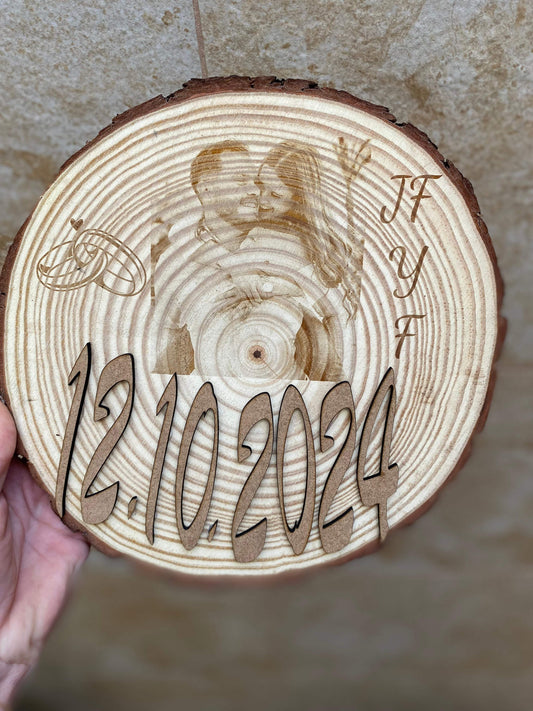 Madera con foto - REGALA AMOR