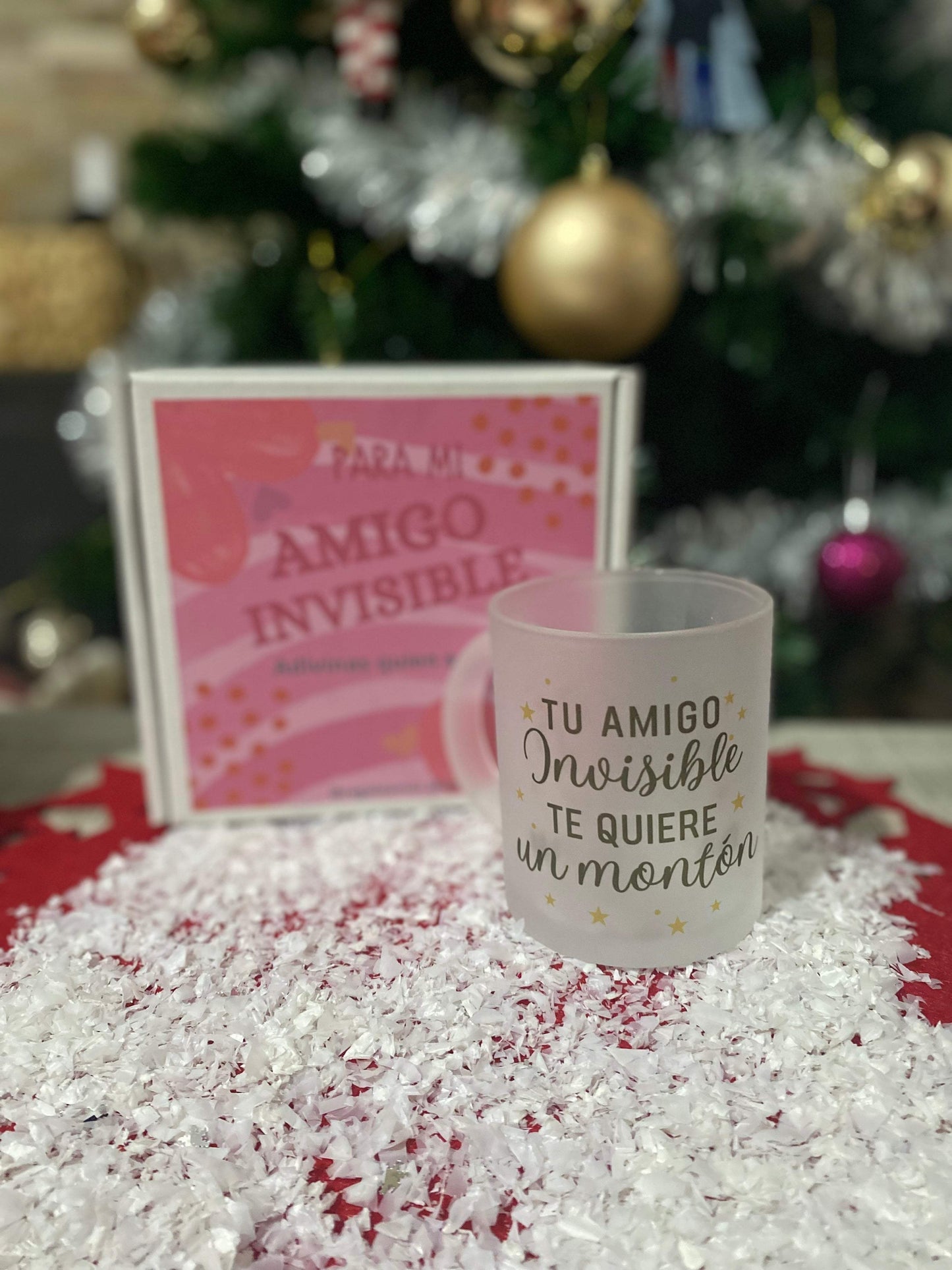 Taza amigo invisible - REGALA AMOR