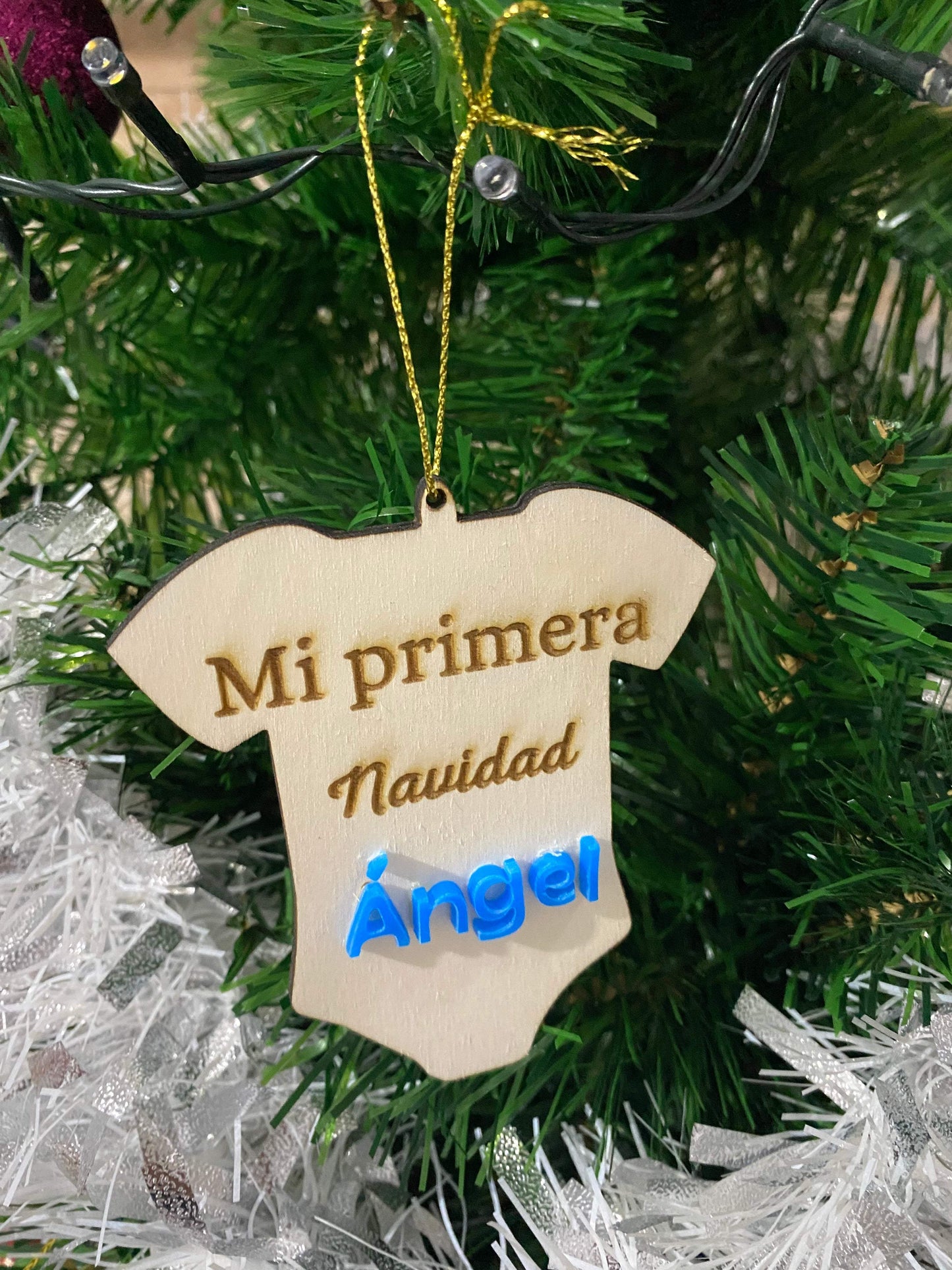 Bola de navidad bebe, mi primera navidad - REGALA AMOR