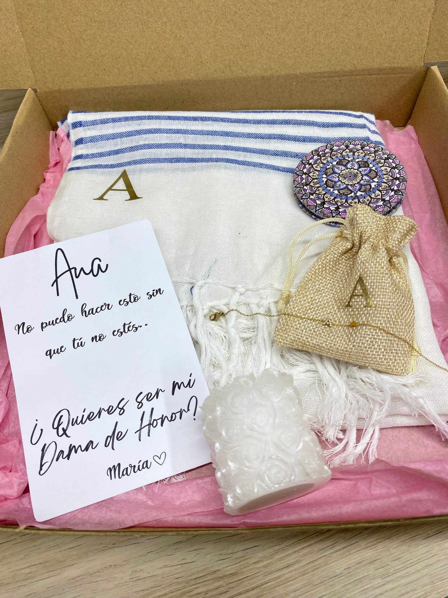 Caja dama de honor - REGALA AMOR