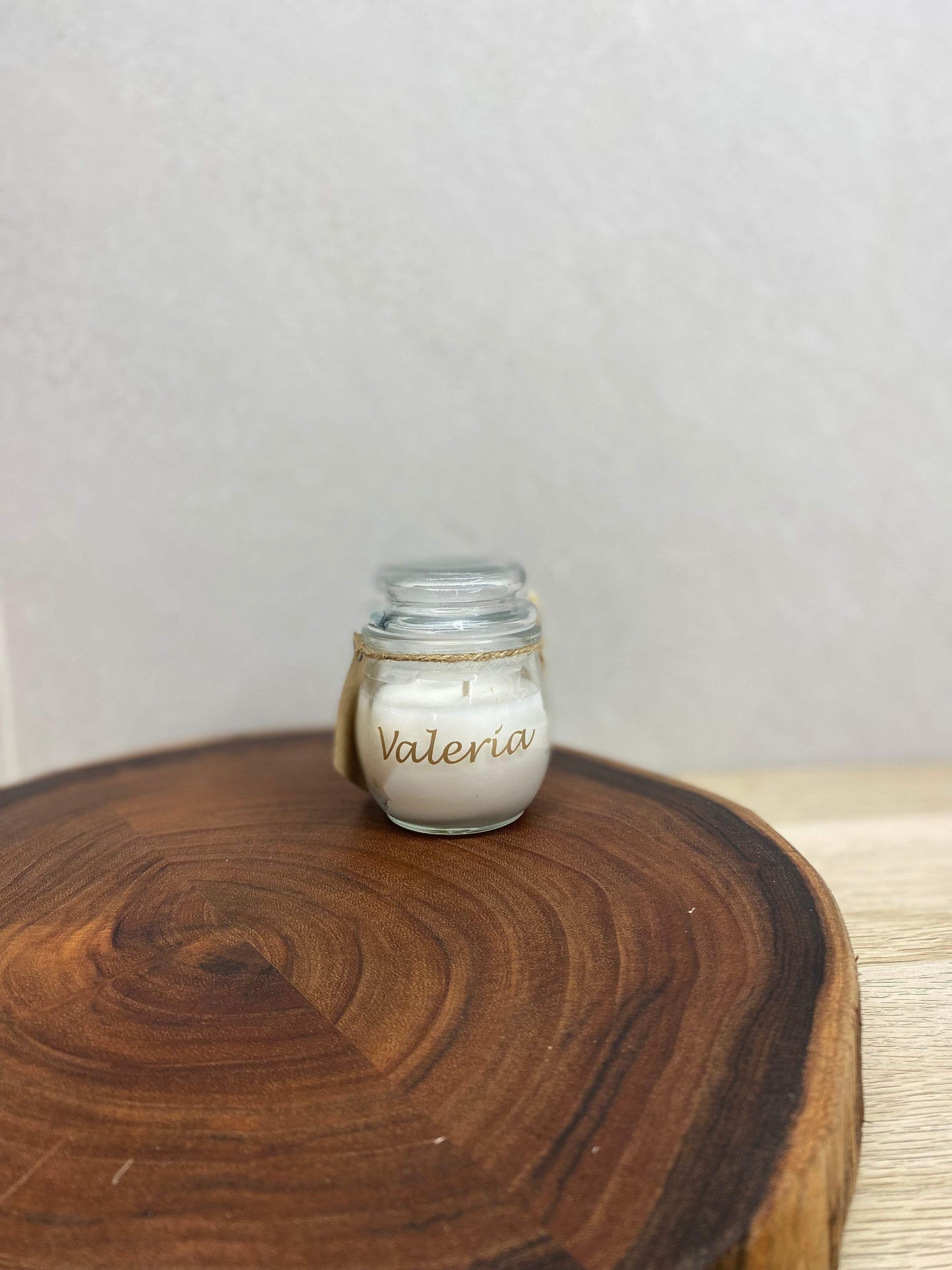 Vela de cristal bautizo - REGALA AMOR