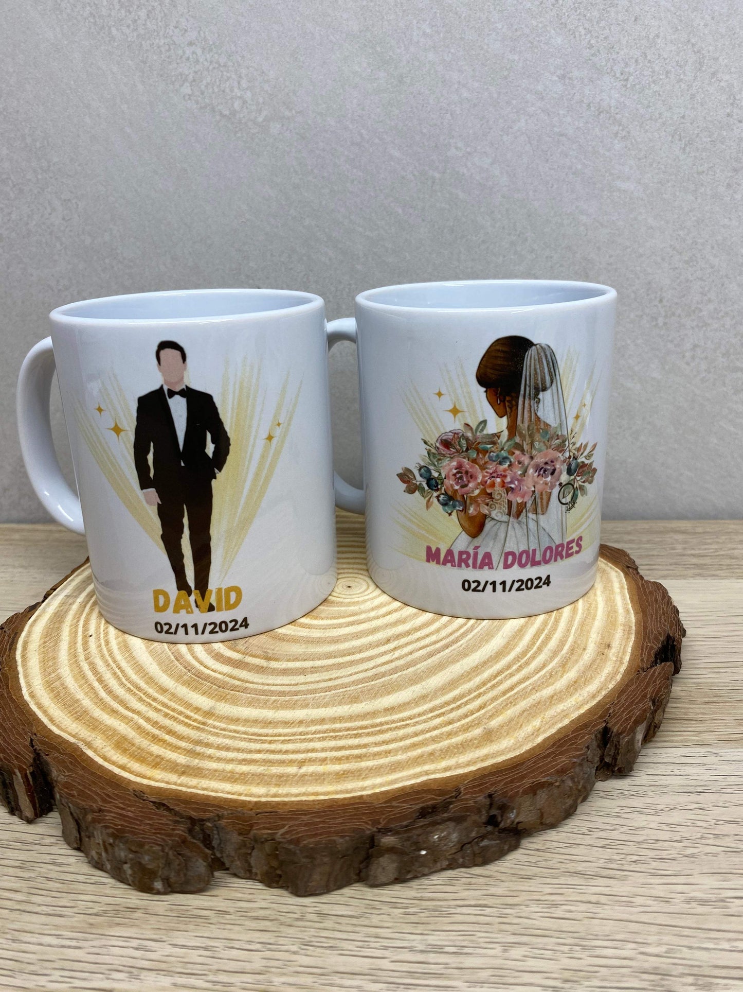 Tazas de novios 👰♀️🤵♂️ - REGALA AMOR