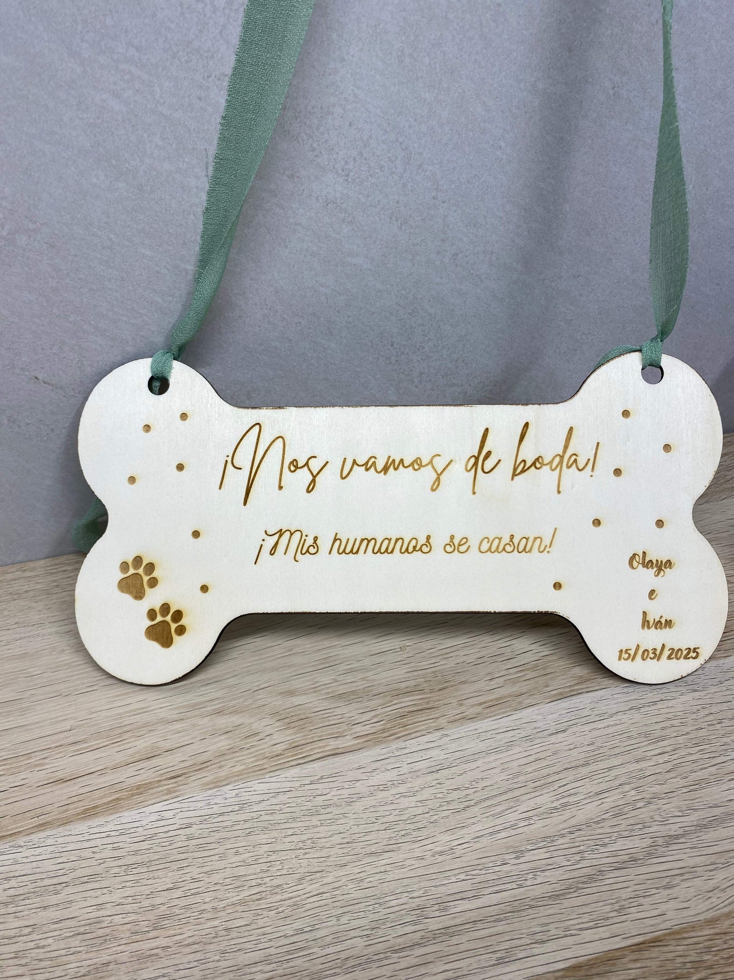 Cartel perro boda ❤️ - REGALA AMOR