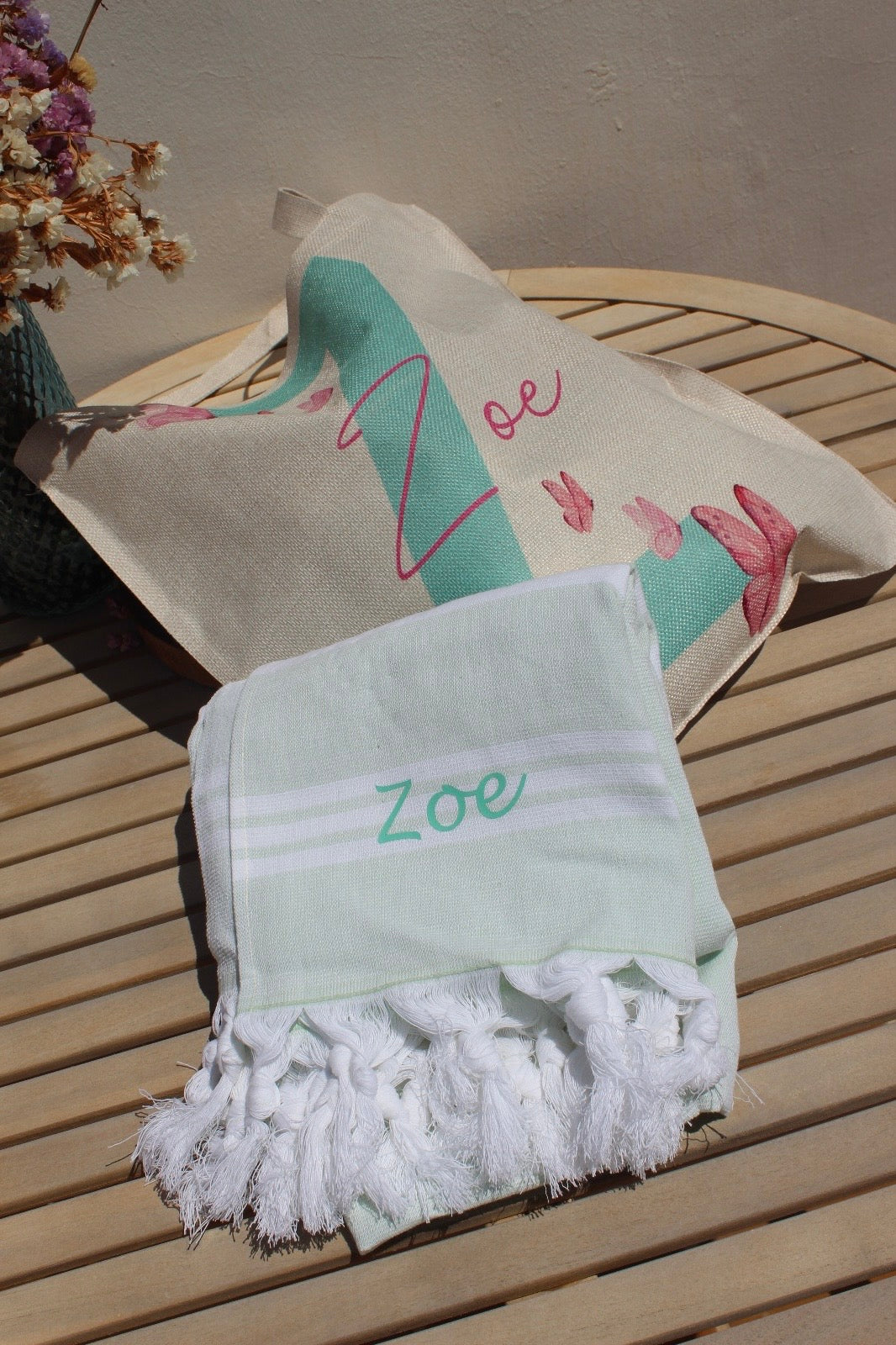 Pack tote bag y toalla personalizada