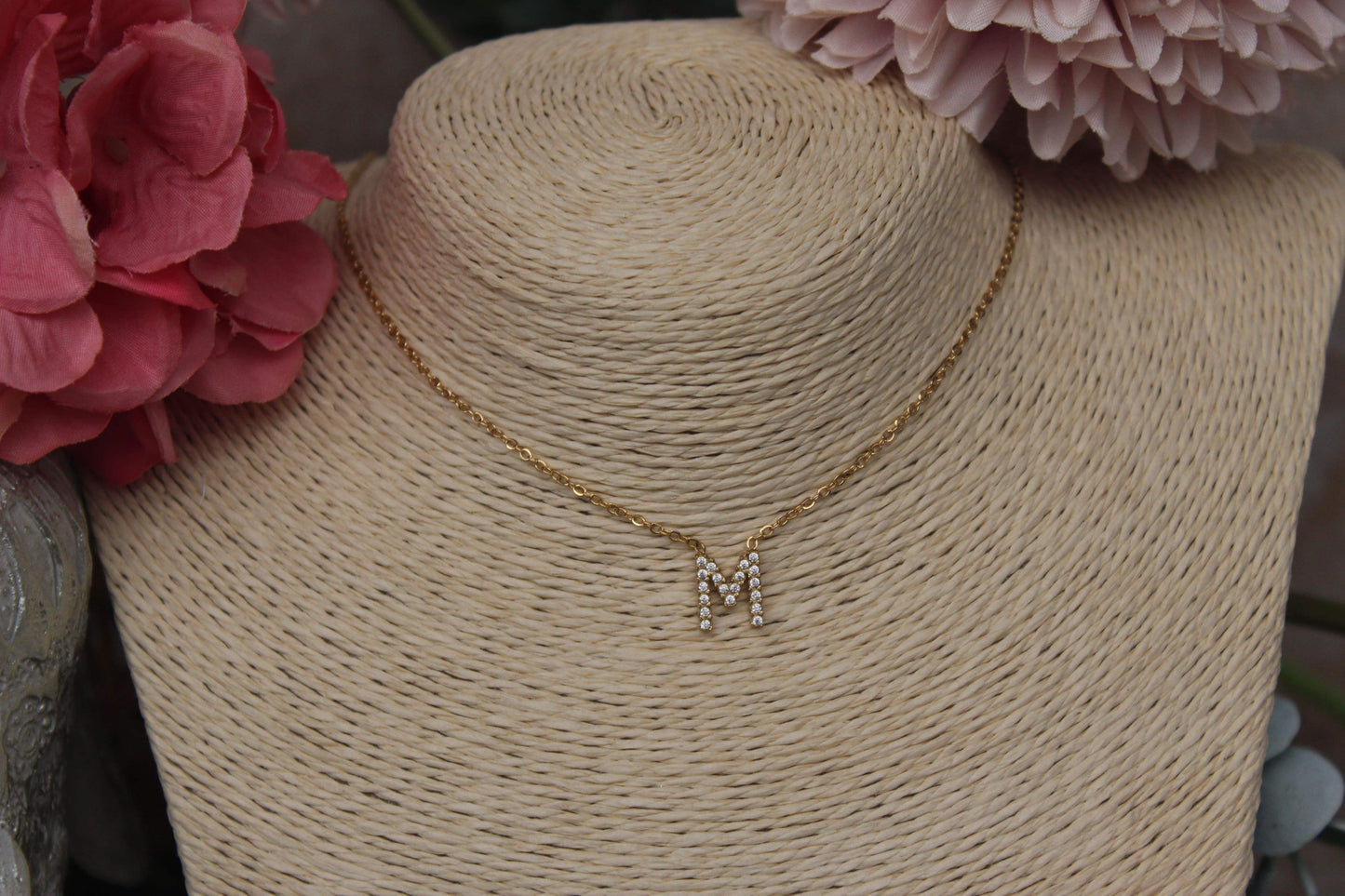 Collar inicial brillo - REGALA AMOR