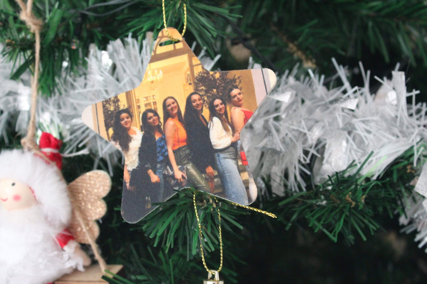 Estrella de navidad, con foto personalizada - REGALA AMOR