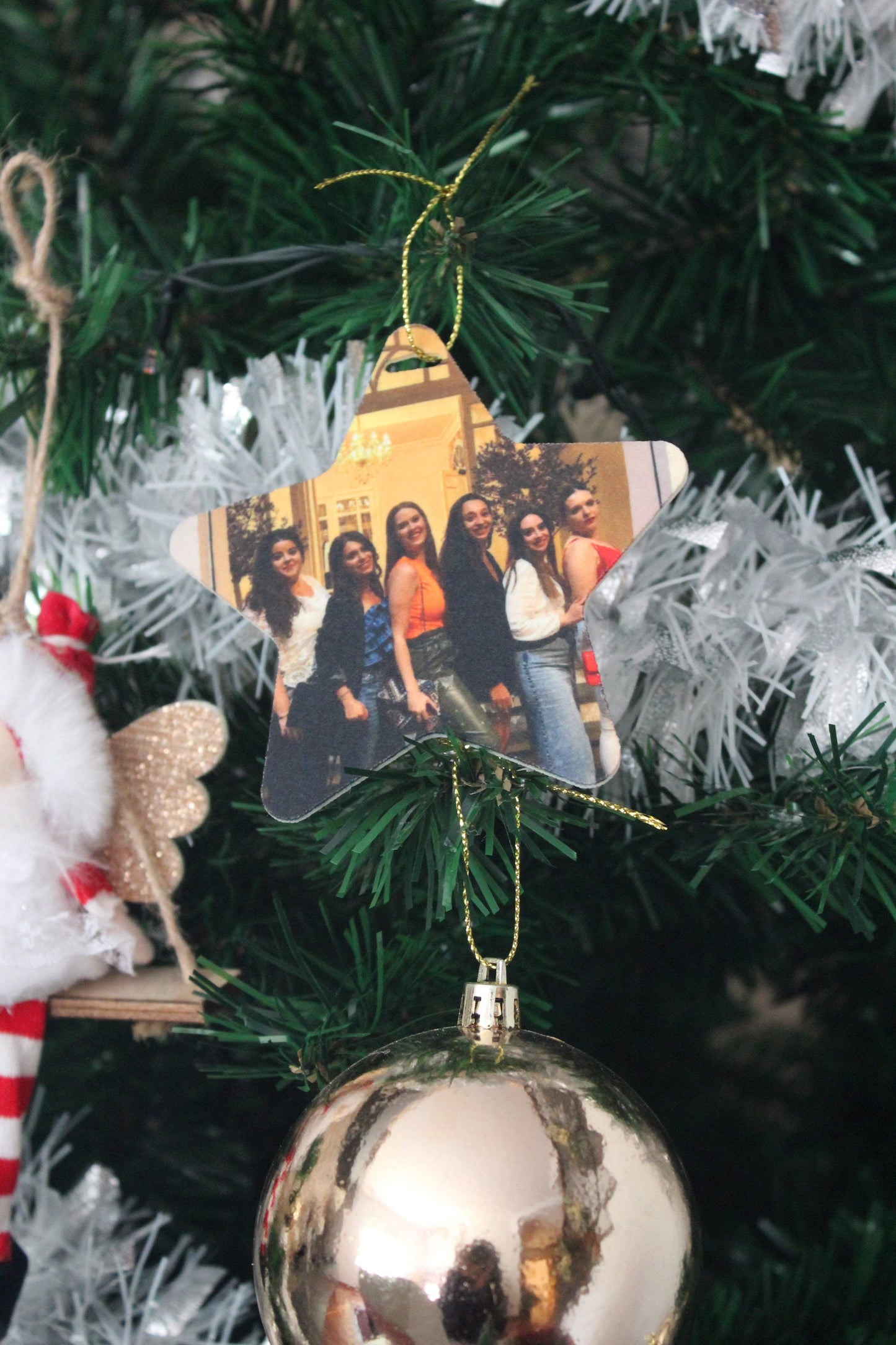 Estrella de navidad, con foto personalizada - REGALA AMOR