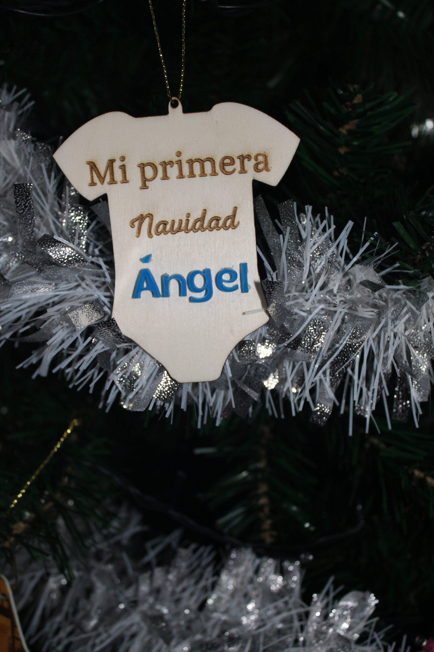 Bola de navidad bebe, mi primera navidad - REGALA AMOR