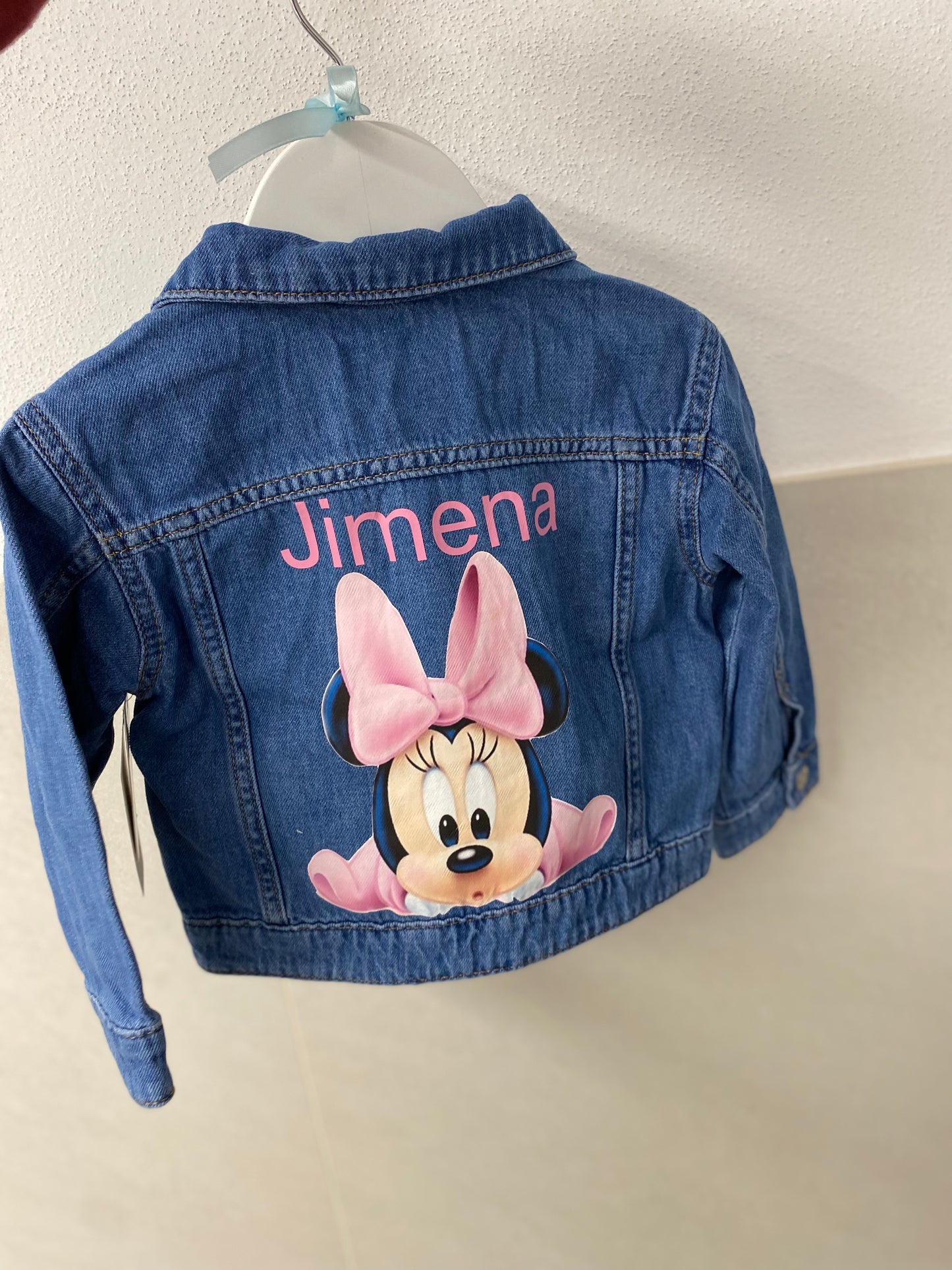 chaqueta vaquera personalizada de mini