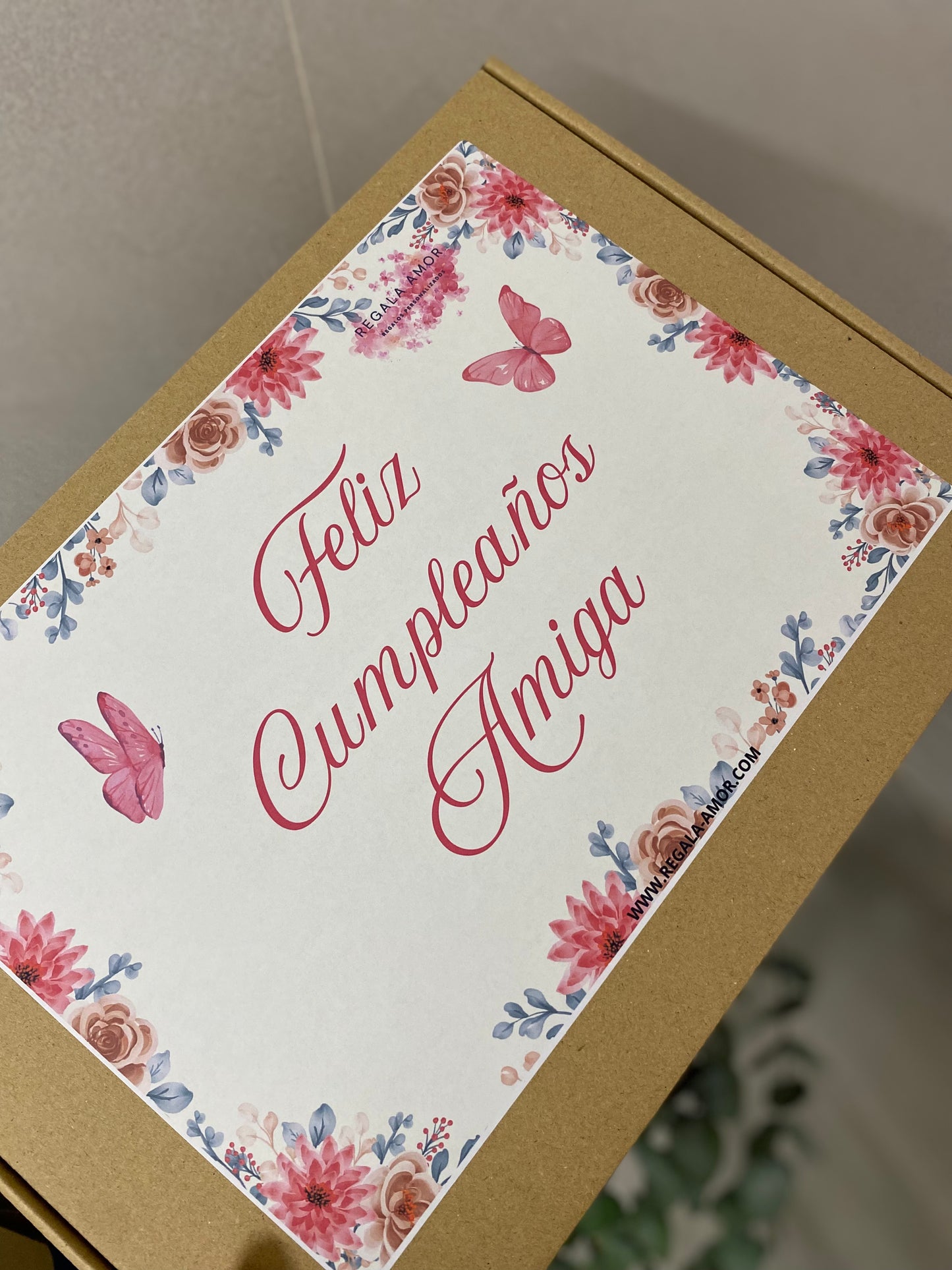 Placa dedicatoria amiga