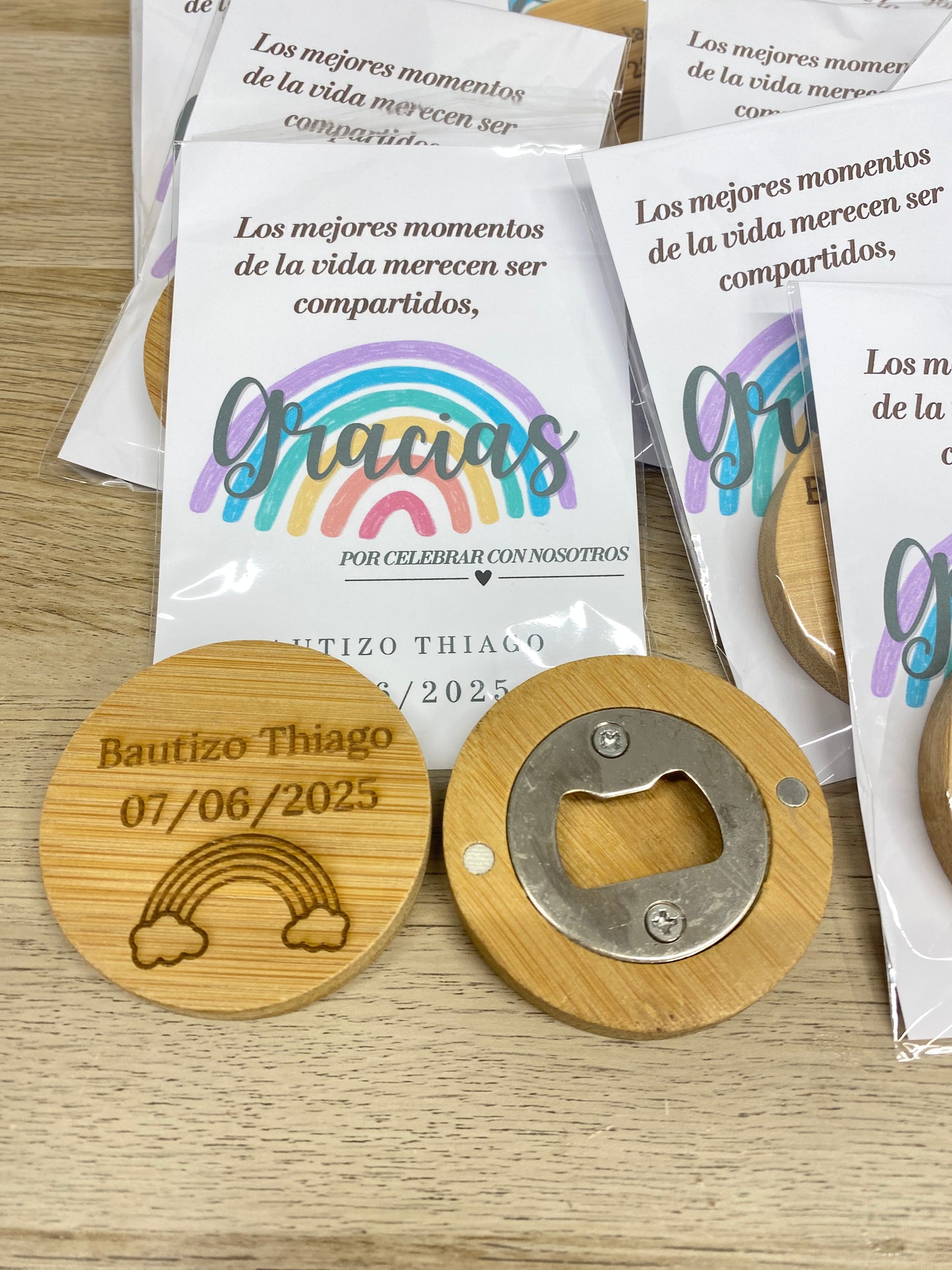 ESPEJO REGALO DE INVITADOS BAUTIZO, COMUNIONES, BODAS