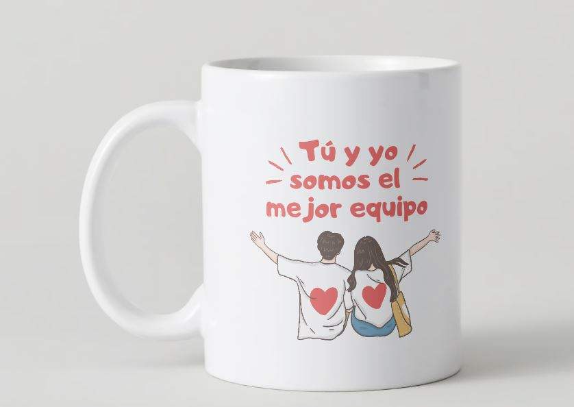 TAZA SOMOS EL MEJOR EQUIPO - REGALA AMOR