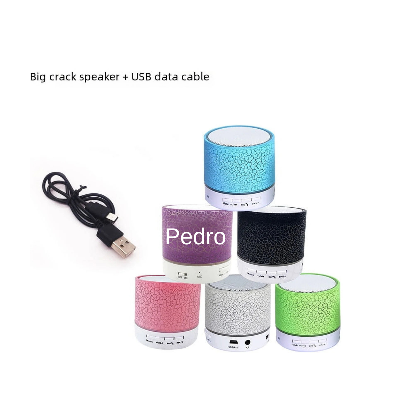 Mini altavoz personalizado con nombre