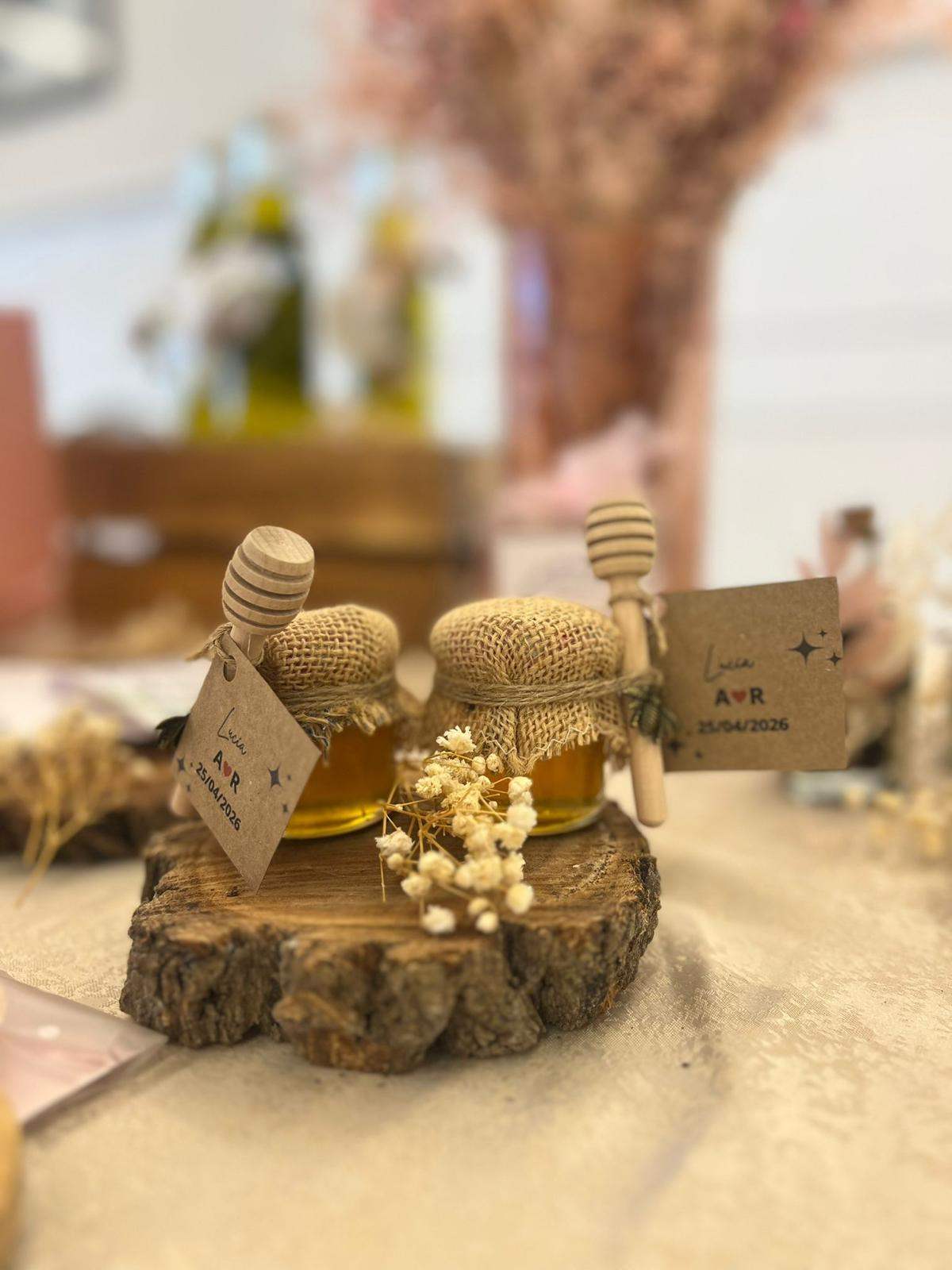 TARITOS DE MIEL DETALLE PARA INVITADOS - REGALA AMOR