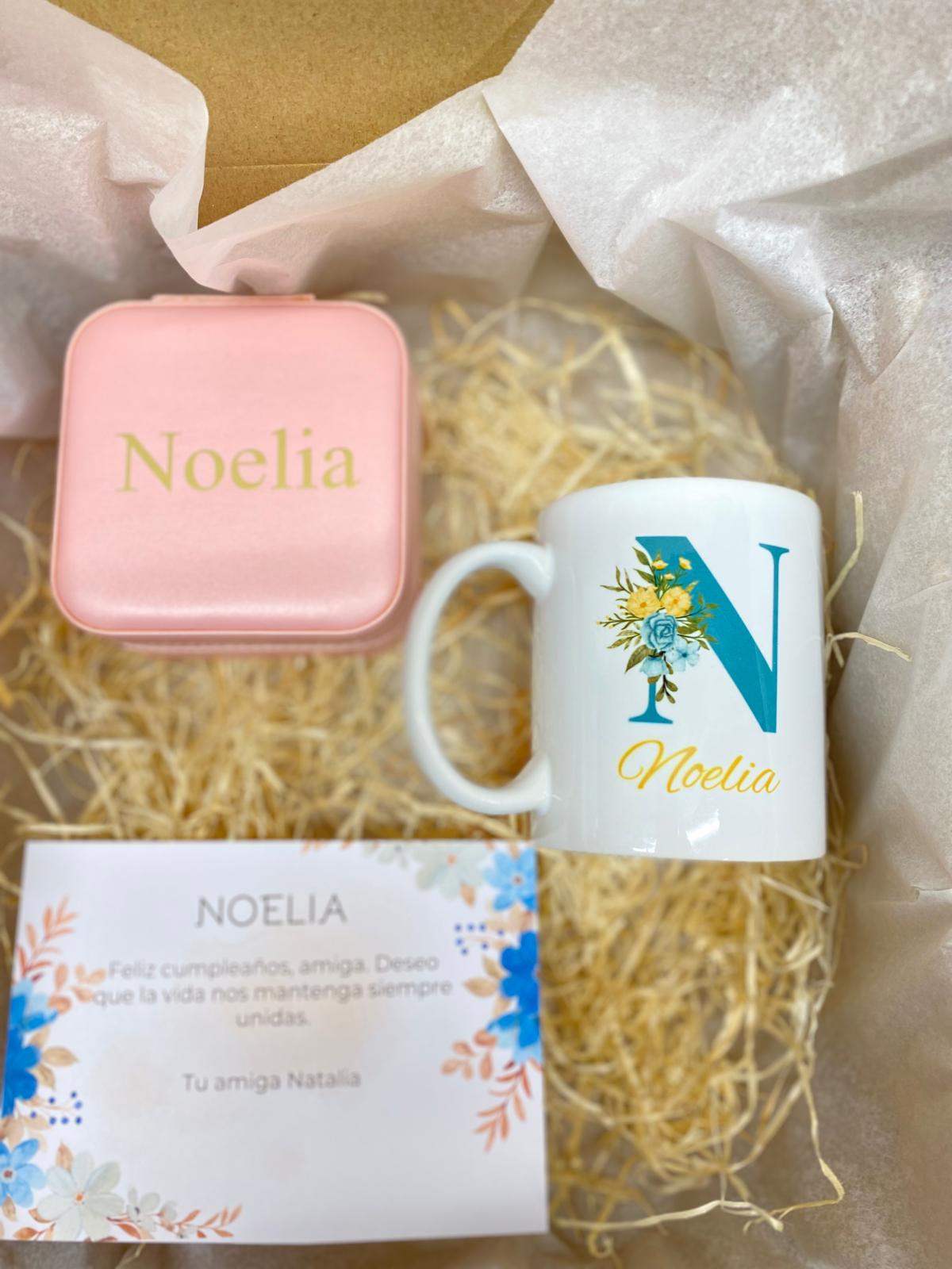 Caja personalizada Joyero, Taza + Tarjeta - REGALA AMOR