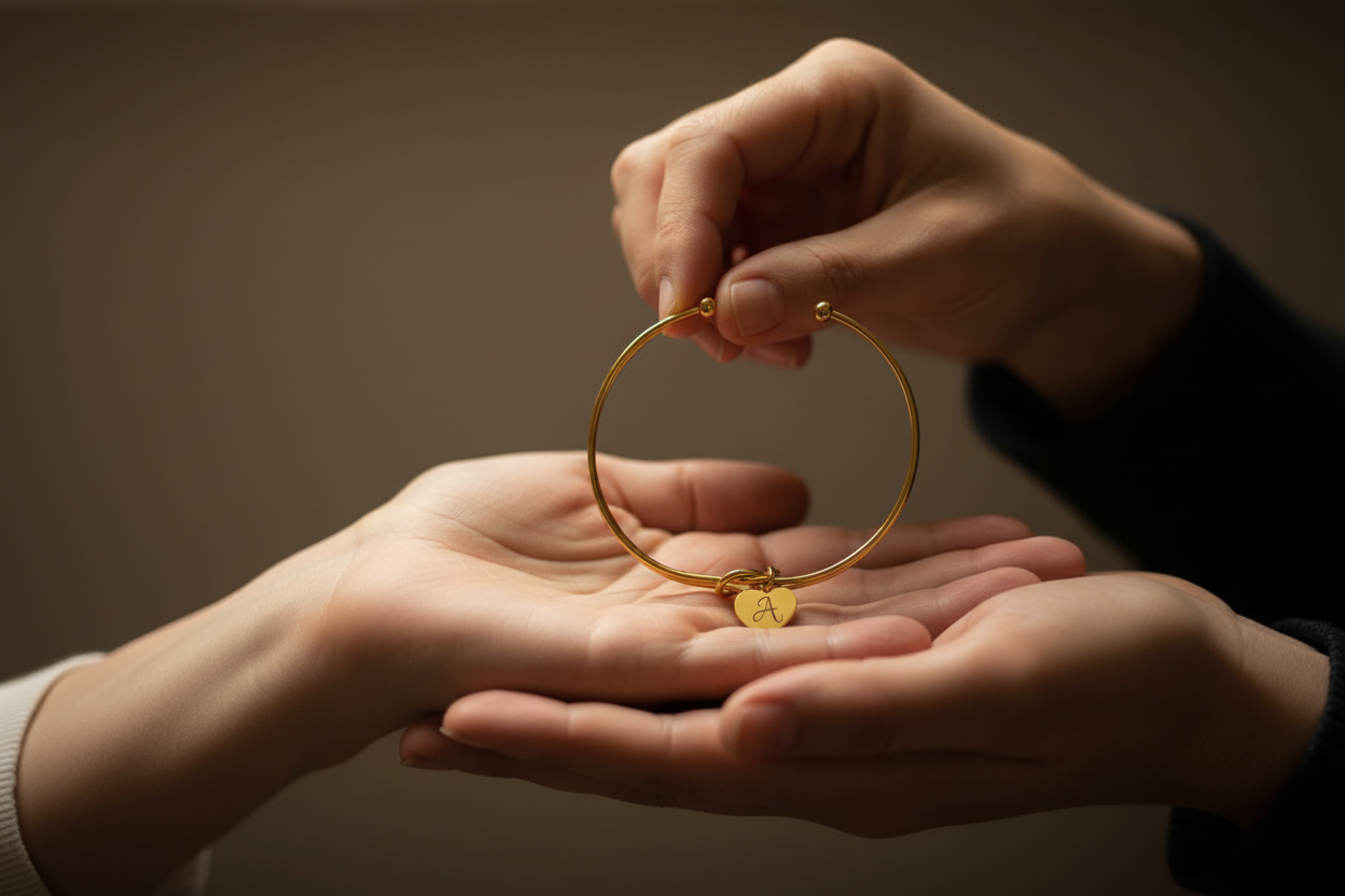 Pulsera Personalizada con Nombre o Inicial | Regalo Especial