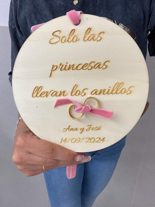 Porta alianzas rosa - REGALA AMOR