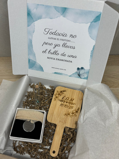 Caja Regalo Especial para Novia – Detalle Personalizado de Boda | Regala Amor
