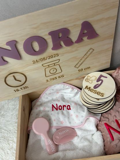 Pack regalo bebé personalizado
