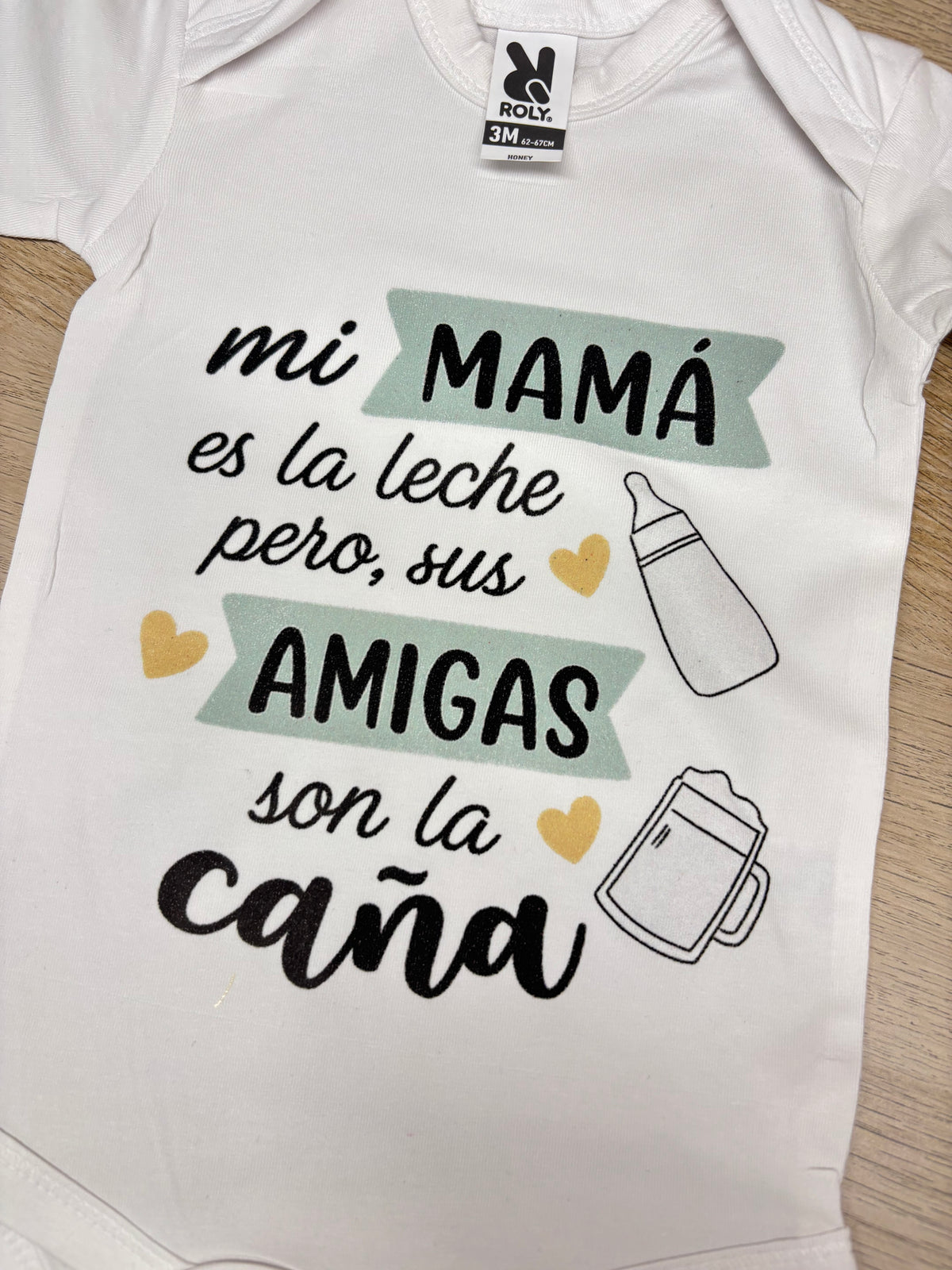 Body “Mi mamá es la leche” – Body personalizado bebé | Regala Amor