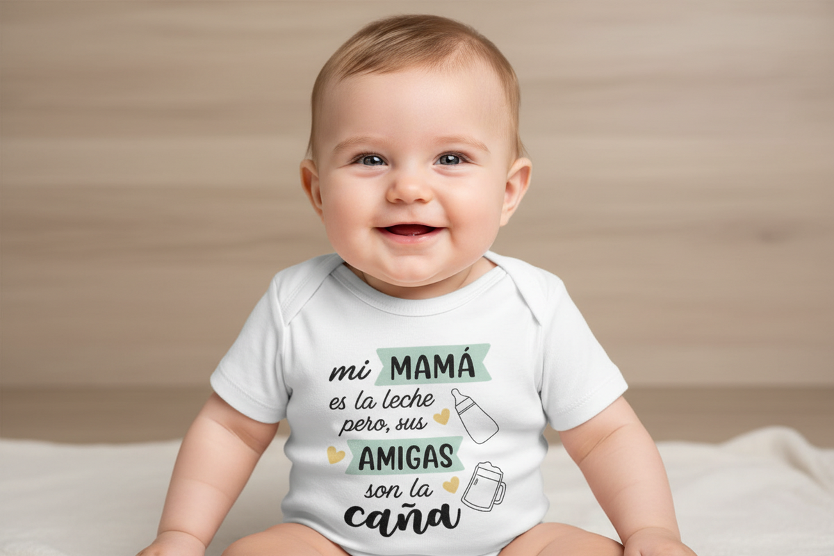 Body “Mi mamá es la leche” – Body personalizado bebé | Regala Amor