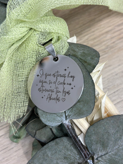 Medalla de ramo para novia | Detalle especial y emotivo – Regala Amor