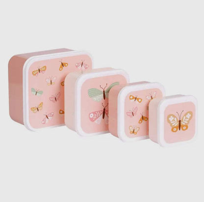 Pack de tupper para almuerzo niños: Mariposas - REGALA AMOR