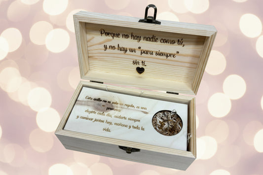 Caja para anillo personalizada