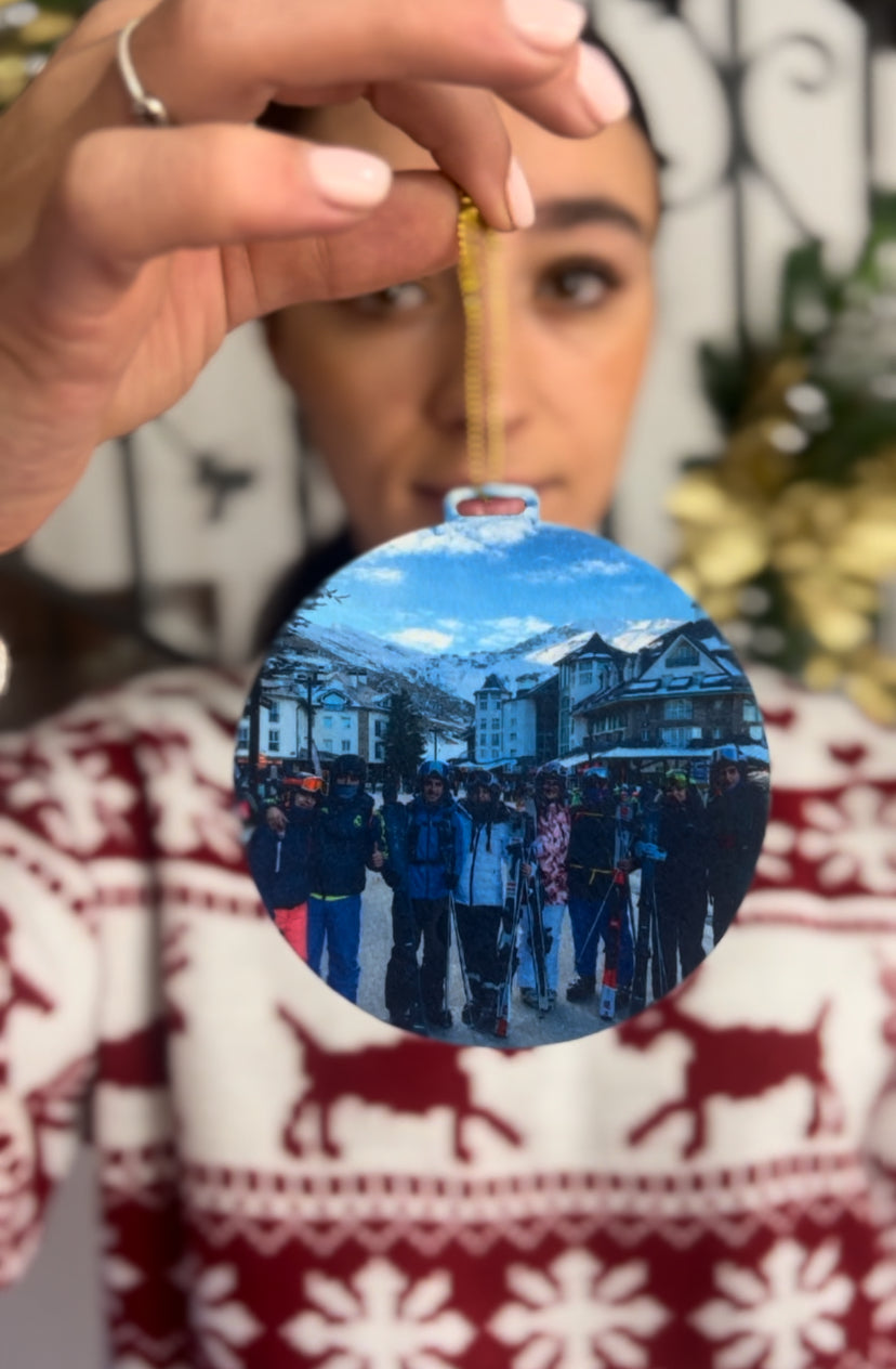 Bola de navidad con foto personalizada XL