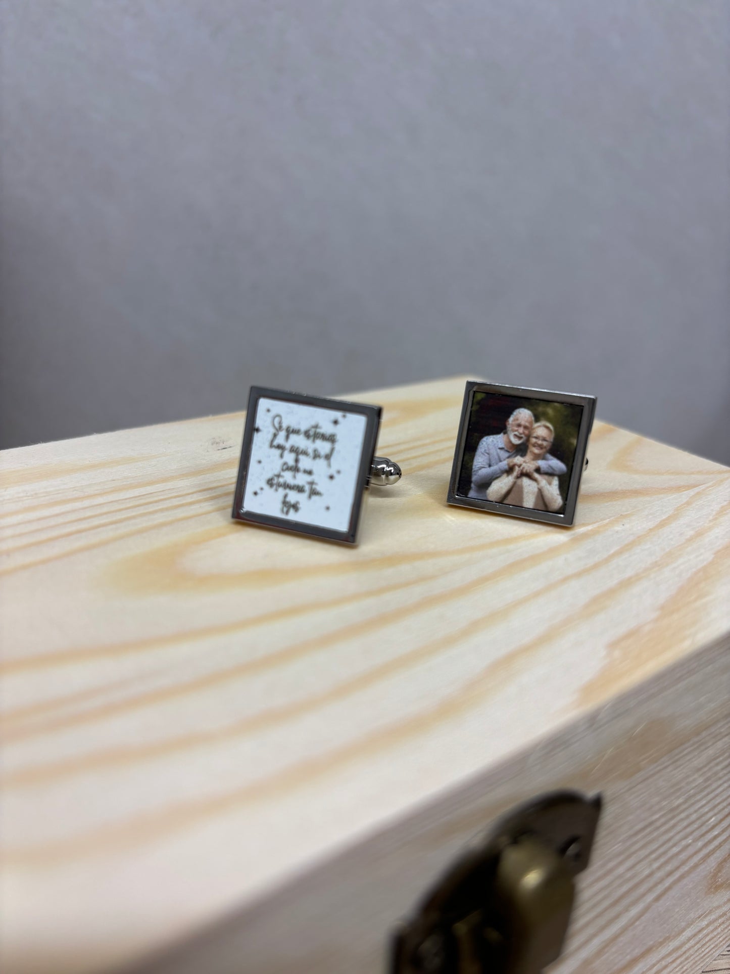 Gemelos con foto personalizados