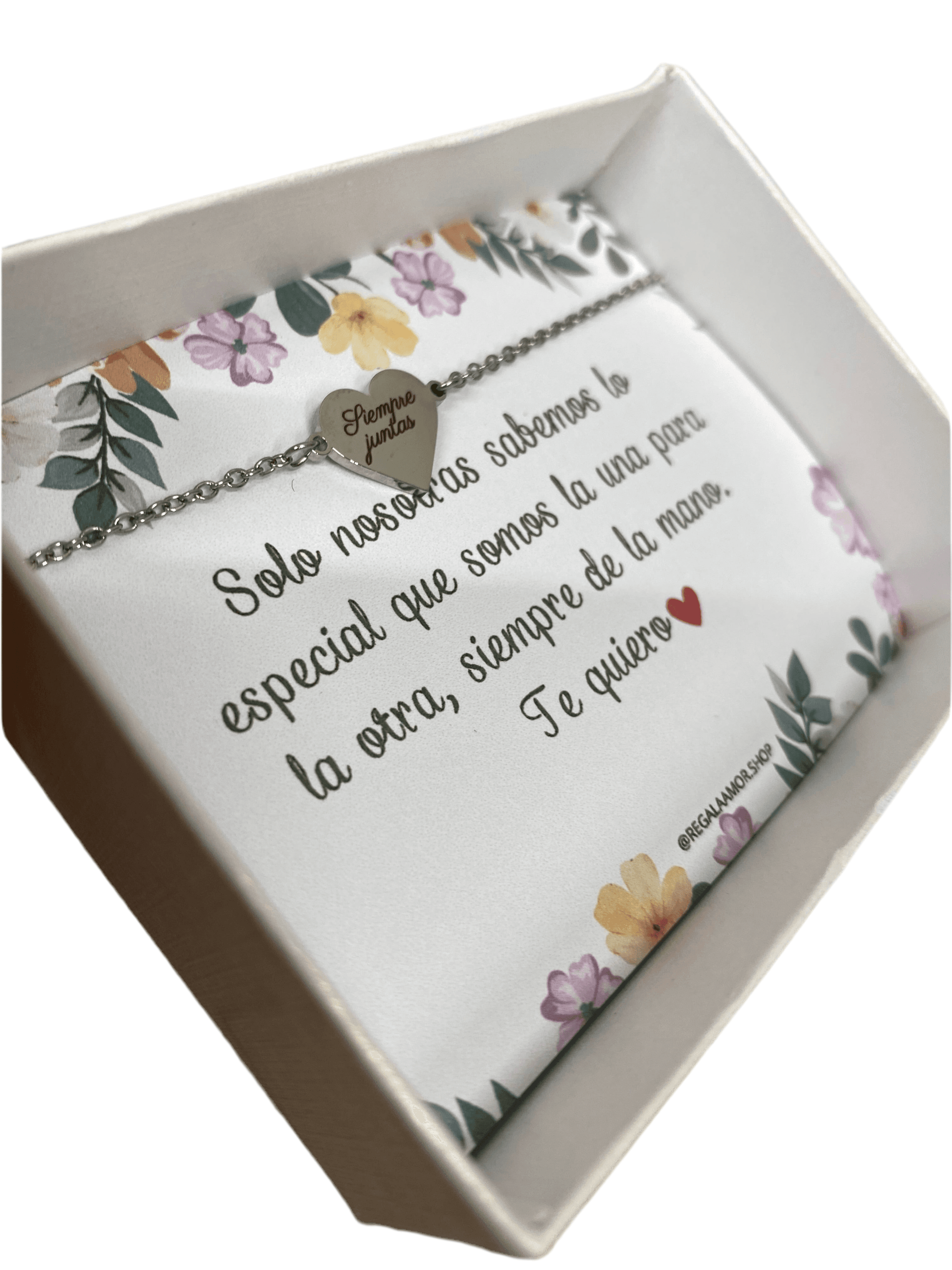 Pulsera personalizada con dedicatoria - REGALA AMOR