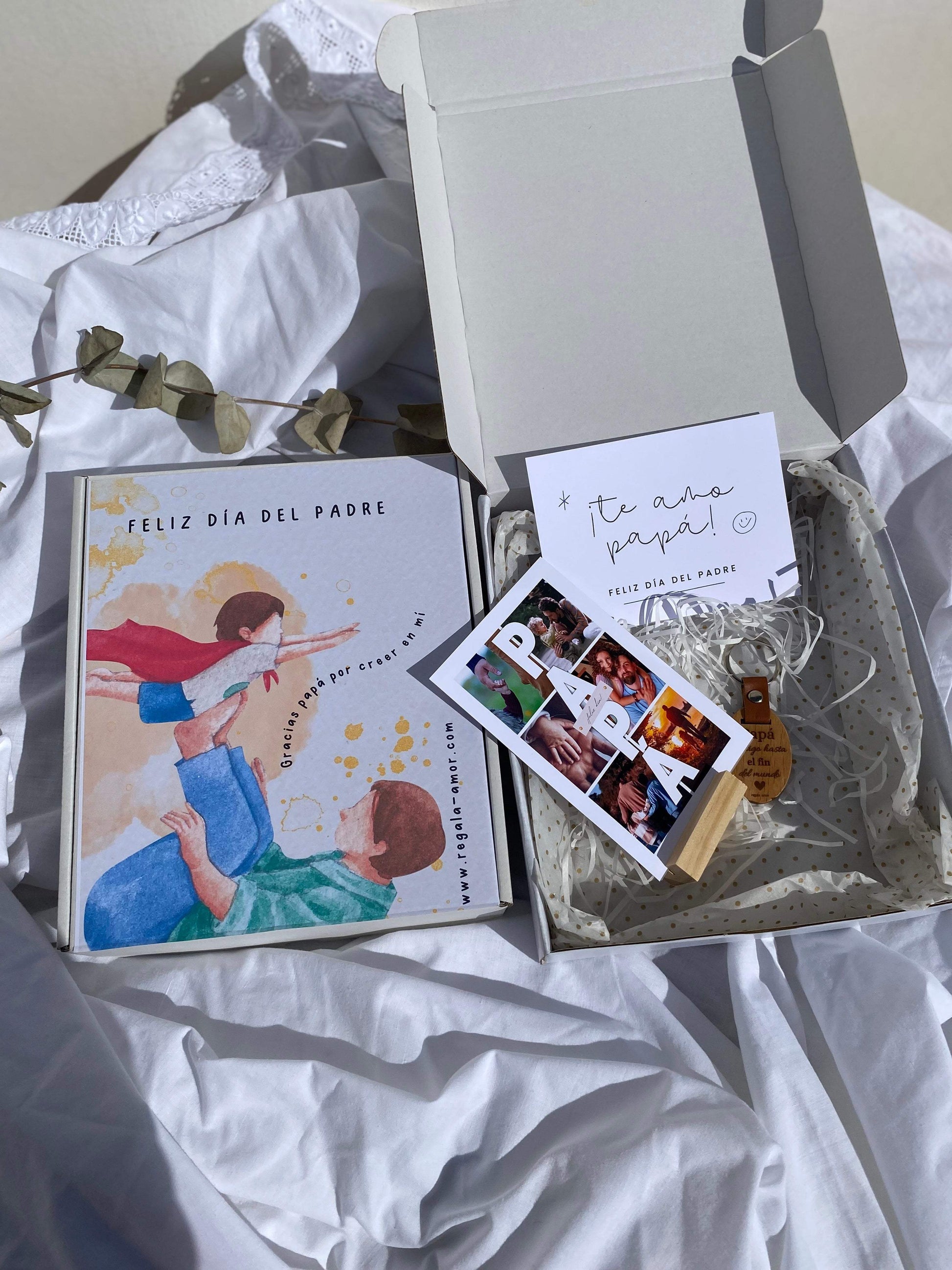 Pack día del padre llavero y collage de foto - REGALA AMOR