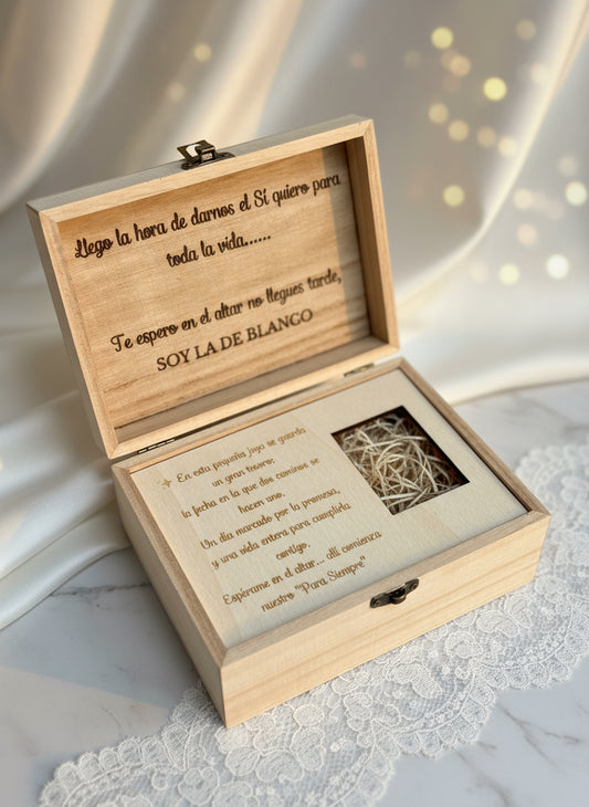 Caja para reloj “Novio” personalizada – Regalo novio