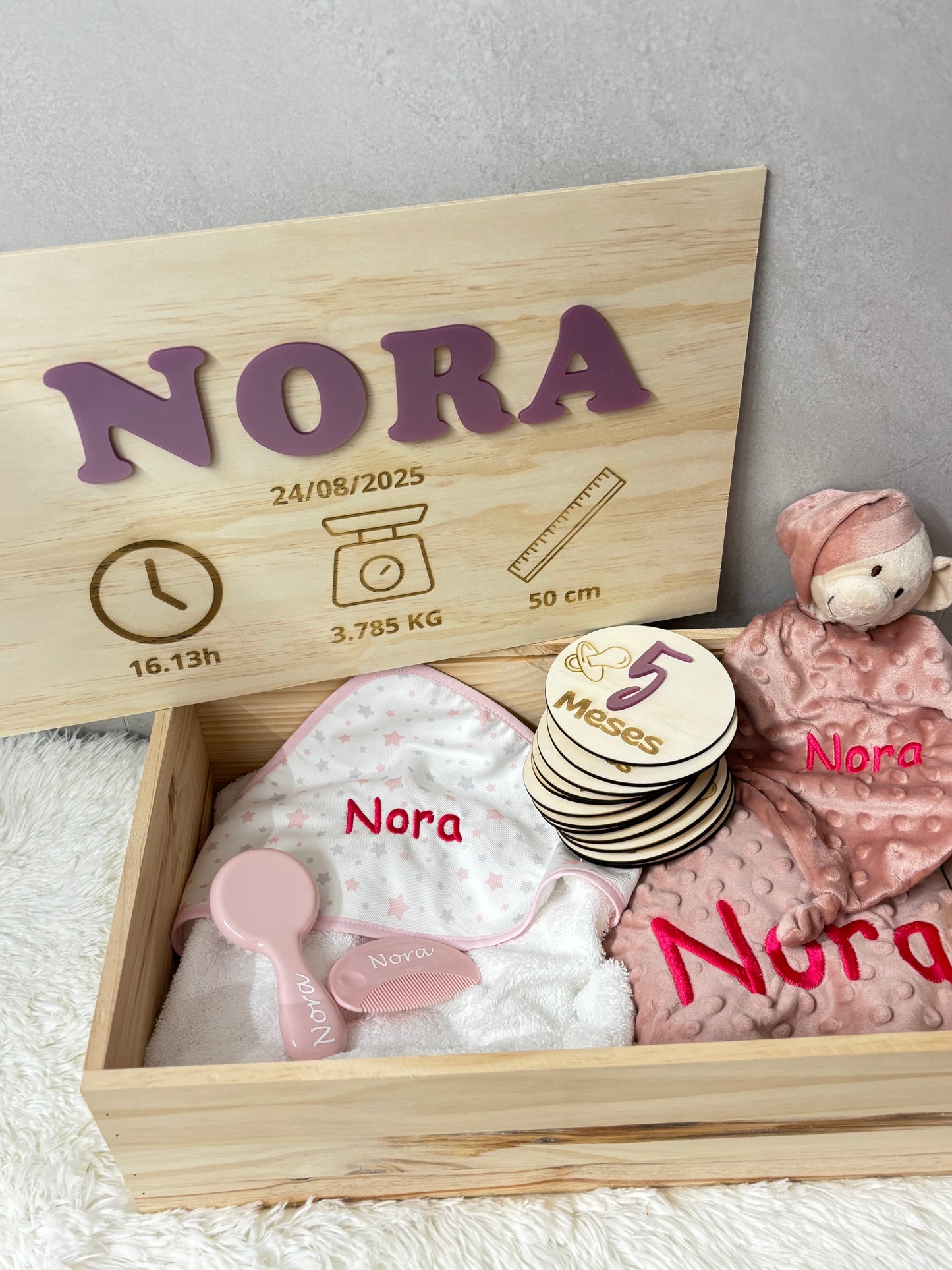 Pack regalo bebé personalizado