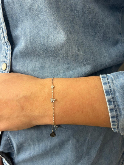 Pulsera inicial brillo