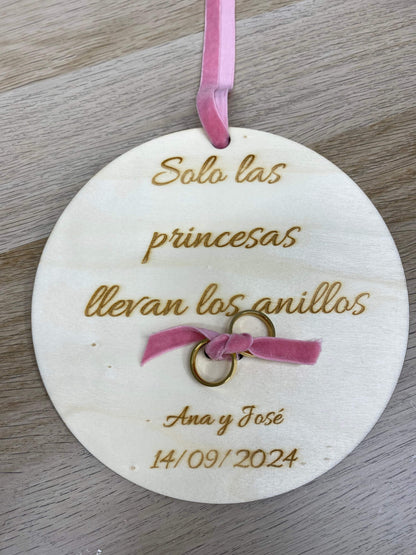 Porta alianzas rosa - REGALA AMOR