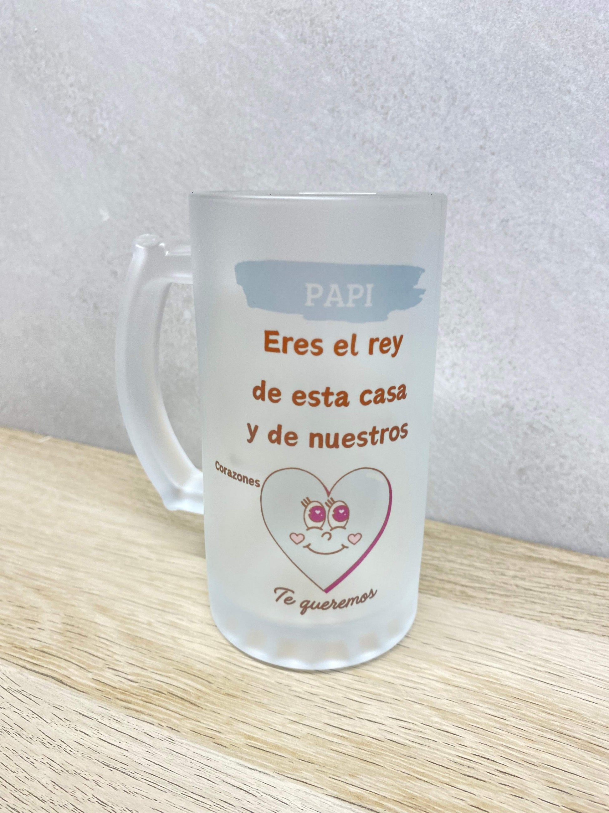 Jarra de cerveza personalizada día del padre - REGALA AMOR