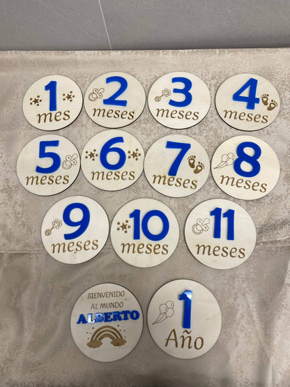 DISCOS CUMPLE MES PERSONALIZADOS - REGALA AMOR