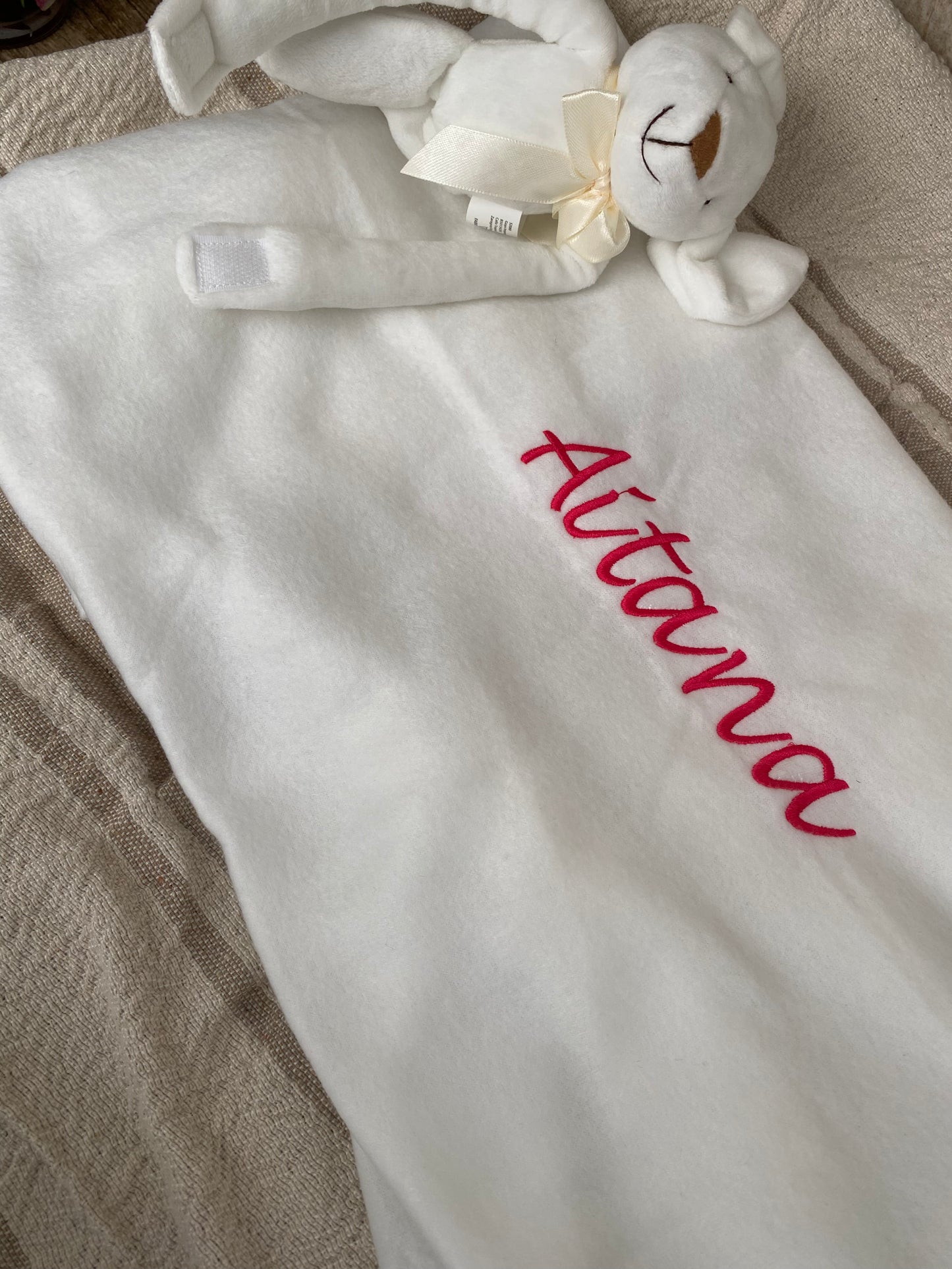Manta de Bebé Personalizada – Suave, especial y con nombre propio