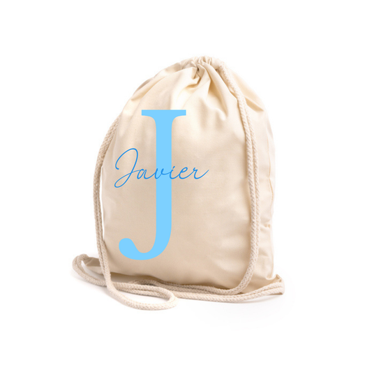 Mochila cuerdas personalizada eventos