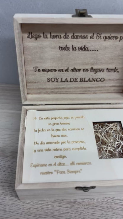 Caja para reloj “Novio” personalizada – Regalo novio